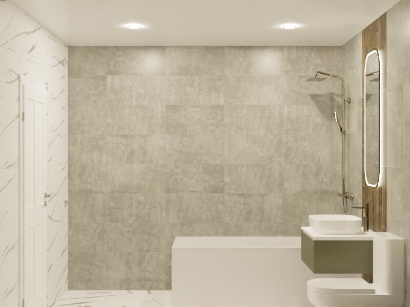 туалет совмещен с ванной