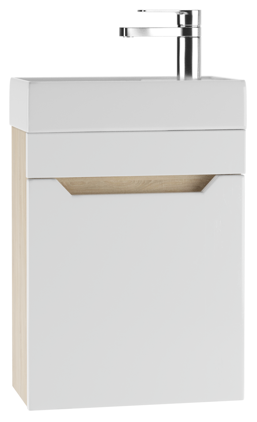 Тумба подвесная Айсберг Мечта 40, Дуб сонома