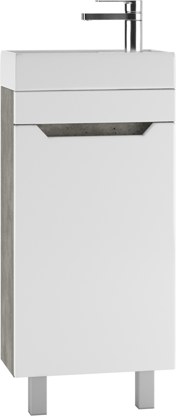 Тумба под умывальник "Енисей 40" Мечта без ящика Бетон АЙСБЕРГ