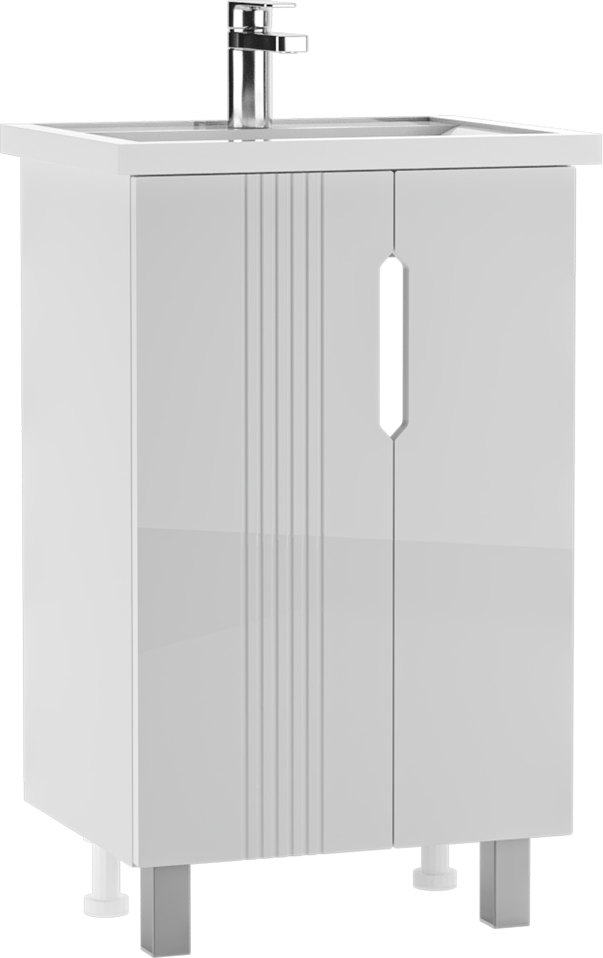 Тумба под умывальник "ТОНИ 50" (Tony) Марта без ящика АЙСБЕРГ