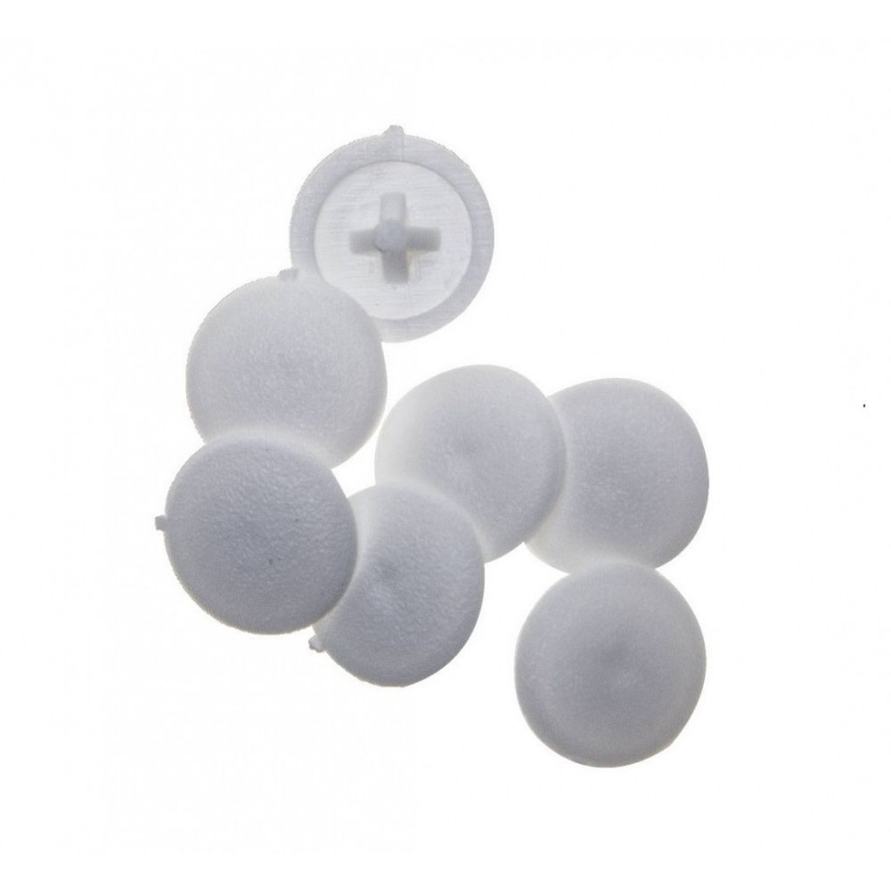 Заглушка №2 белая (50 шт) - пакет Tech-Krep