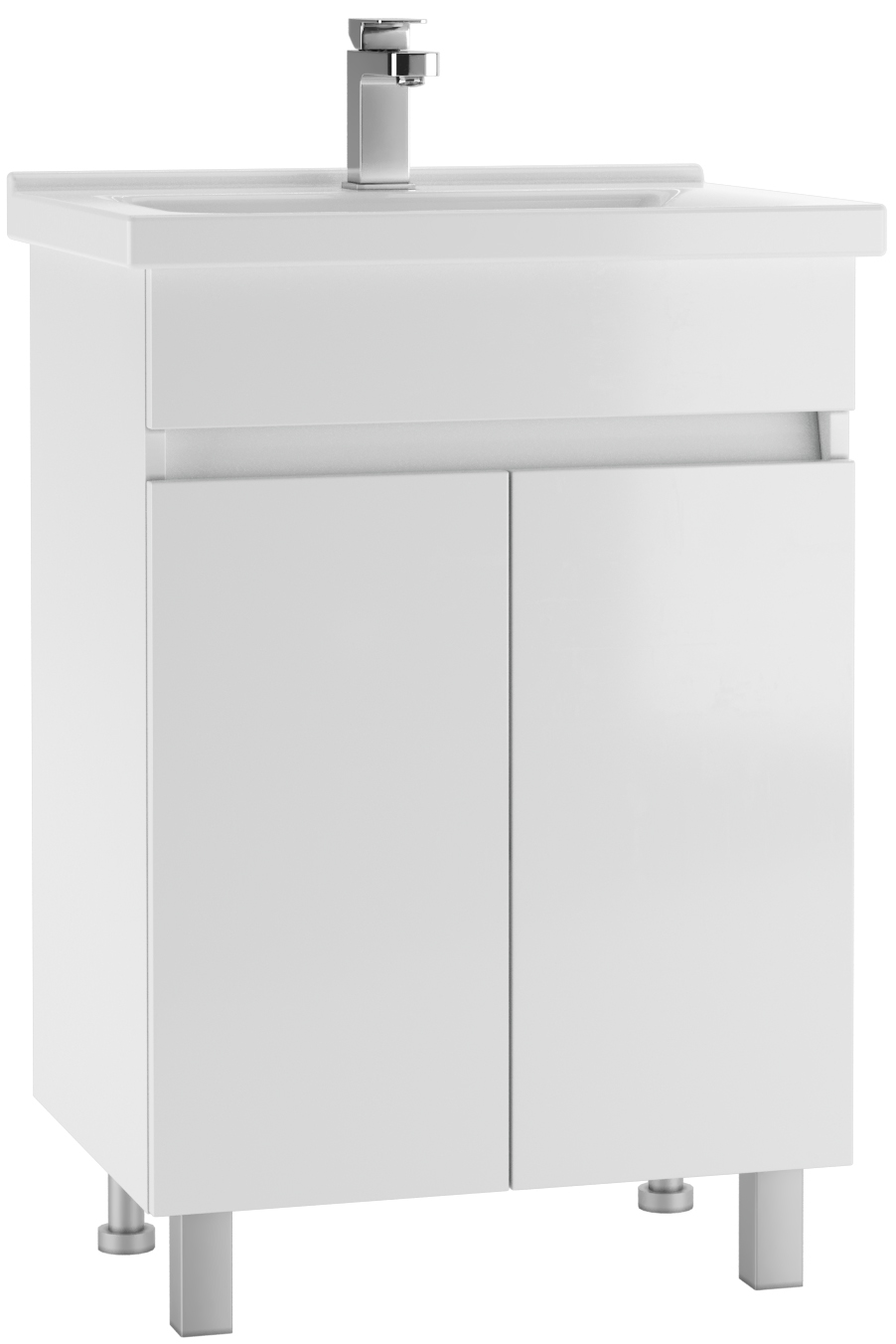 Тумба под умывальник "Миранда 60 Норма" без ящика АЙСБЕРГ