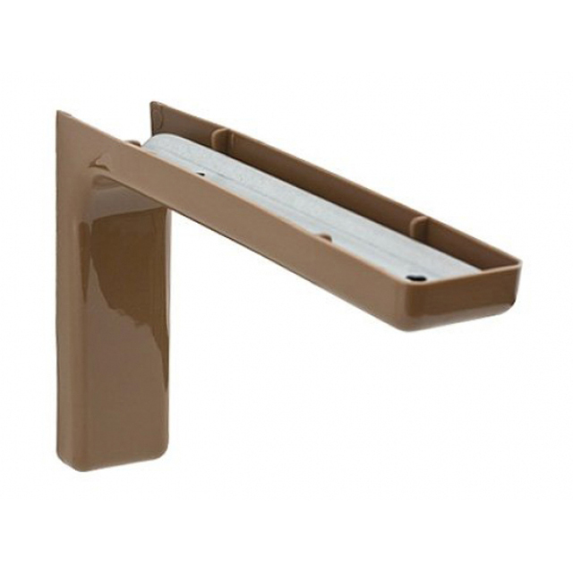 Консоль с декоративной накладкой, 120 мм, коричневый (1 шт)  - накл.