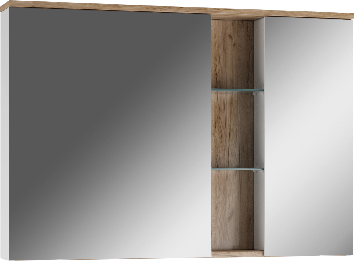 Шкаф-зеркало Фортуна 100 (Fortuna) левый Домино*