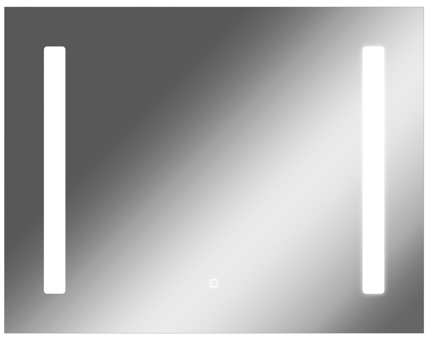 Зеркало Гуд Лайт 2-90 (Good Light) с подсветкой Sansa