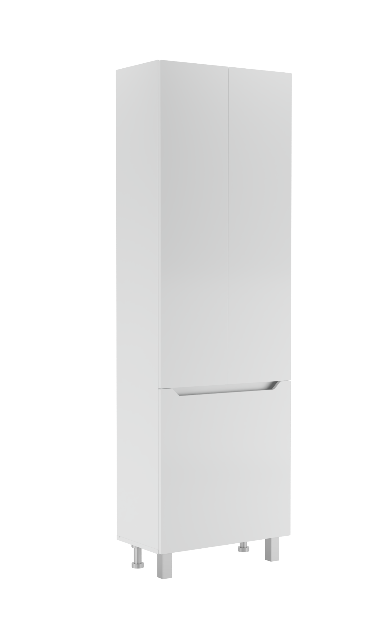 Пенал напольный 60 Мечта без ящика с корзиной для белья АЙСБЕРГ