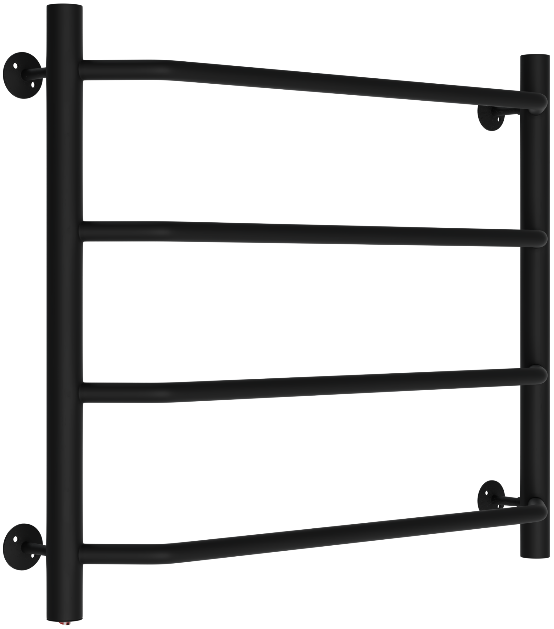 Полот/суш ЭЛЕКТРИЧЕСКИЙ ЧЕРНЫЙ лесенка Трапеция 500х500 3/4" сталь 4 полки (TERMAX) TEL35050-3