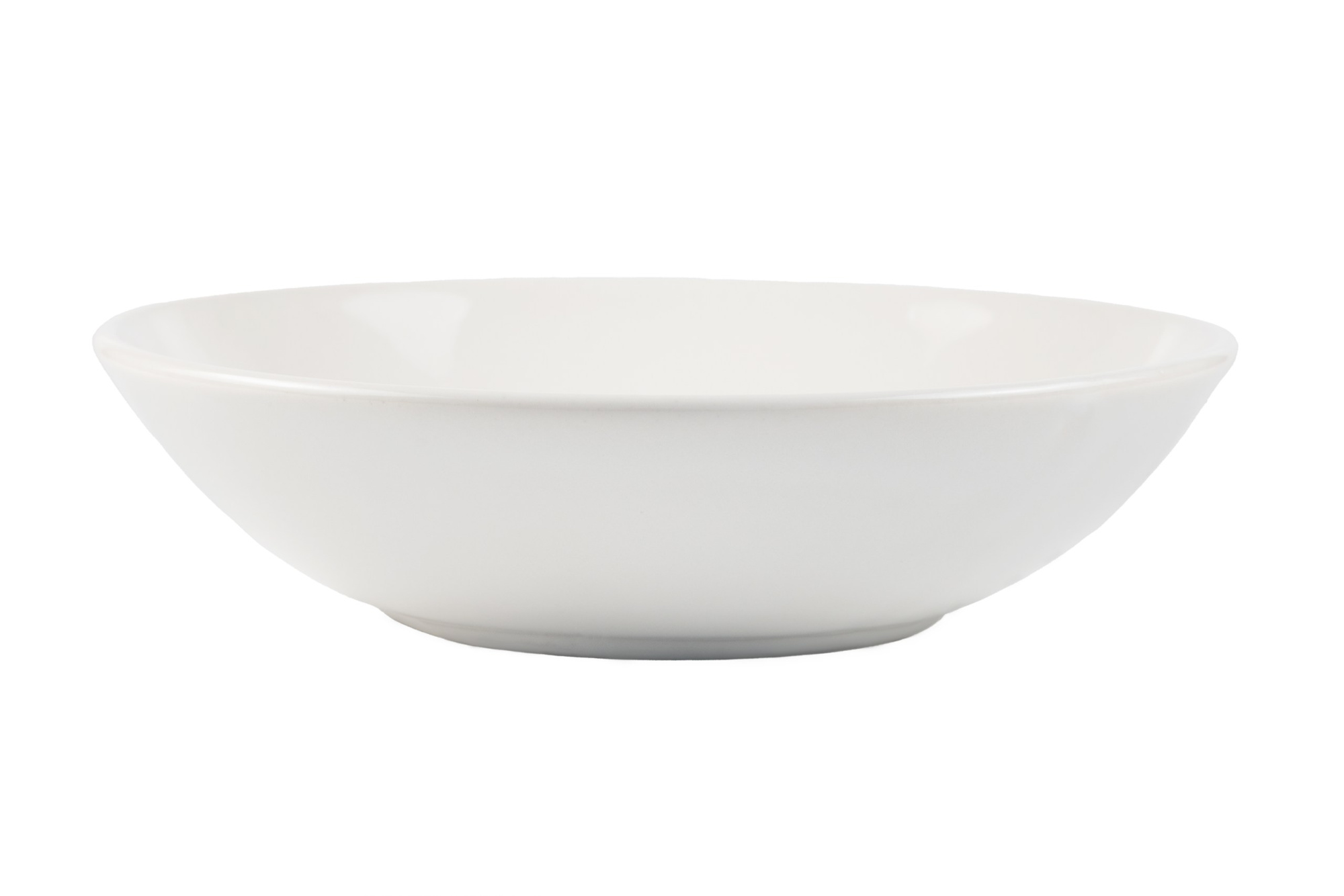 Тарелка глубокая 20 см Премиум Белый глянец (2)