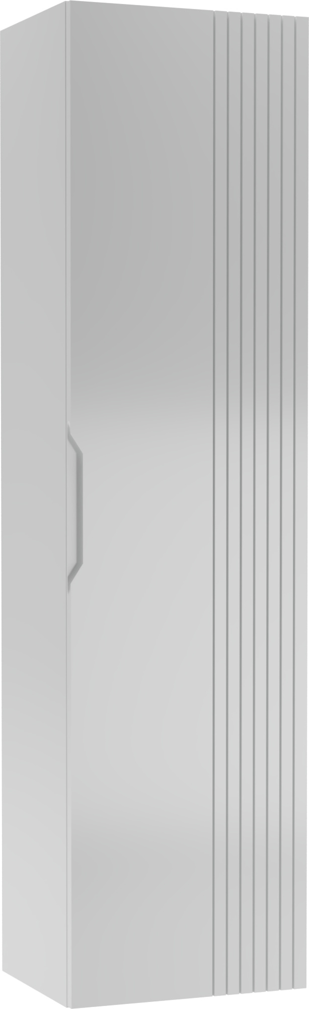 Пенал подвесной 40 Гарден (Garden) без ящика Белый левый/правый Домино